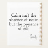 Calm pastel face planner (Achterkant)