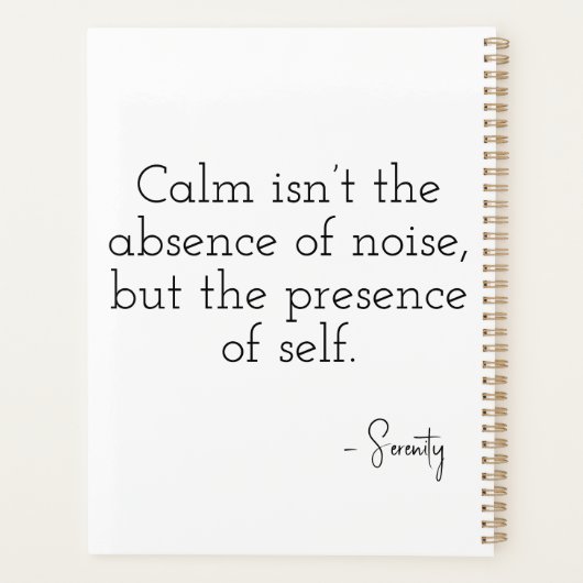 Calm pastel face planner (Achterkant)