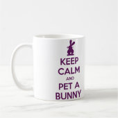 Calm Pet een Bunny-Mok houden Koffiemok (Links)