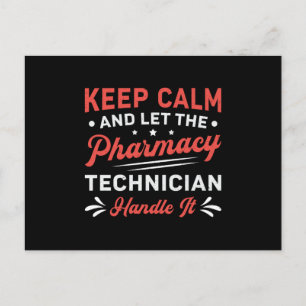 Calm Pharmacy Technicien Handvat IT Pharmacist Briefkaart