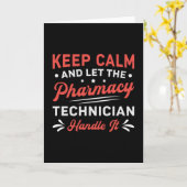 Calm Pharmacy Technicien Handvat IT Pharmacist Kaart (Gele Bloem)