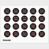 Calm Pharmacy Technicien Handvat IT Pharmacist Ronde Sticker (Vel)