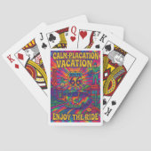 Calm-Placation Vacation – Route 66 Playing Cards Pokerkaarten (Achterkant)