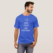 Calm PostgreSQL TShirt behouden (Voorkant volledig)