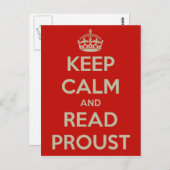 Calm Proust briefkaart behouden (Voorkant / Achterkant)