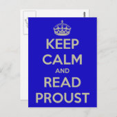 Calm Proust Briefkaart behouden (Voorkant / Achterkant)