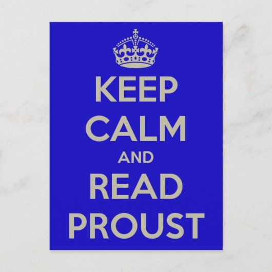 Calm Proust Briefkaart behouden (Voorkant)