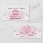 Calm Quiet Beaueful Lotus Flower Visitekaartje (Voorkant / Achterkant)