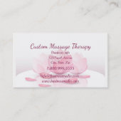 Calm Quiet Beaueful Lotus Flower Visitekaartje (Voorkant)