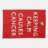 Calm RED Teatowel Theedoek (Horizontaal)