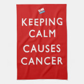 Calm RED Teatowel Theedoek (Verticaal)