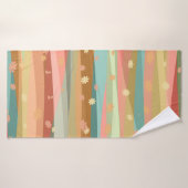 Calm Relaxing Flowers Badhanddoek (Badhanddoek)