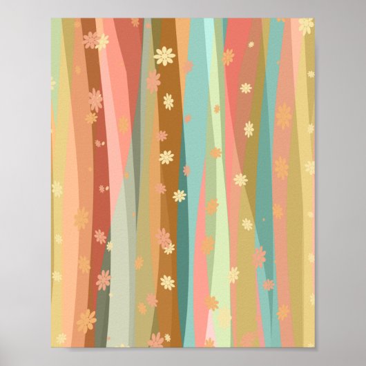 Calm Relaxing Flowers Poster (Voorkant)