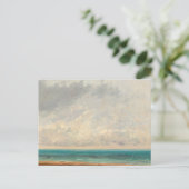 Calm Sea, 1866 by Gustave Courbet Briefkaart (Staand voorkant)