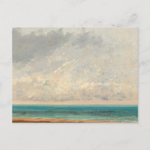 Calm Sea, 1866 by Gustave Courbet Briefkaart