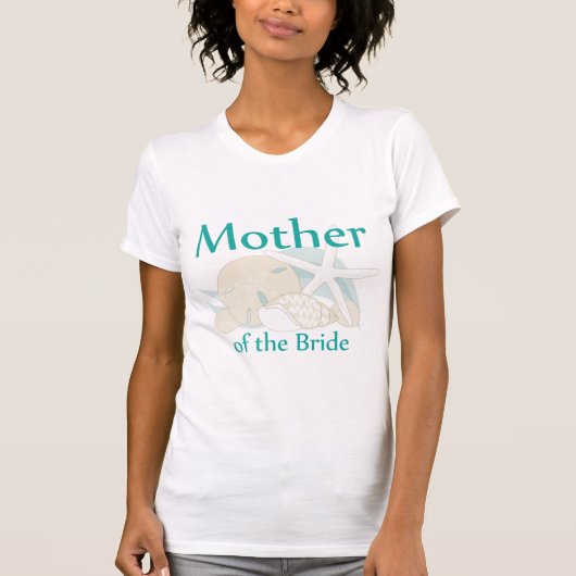 Calm Seashells Moeder van de bruid T-shirt (Voorkant)