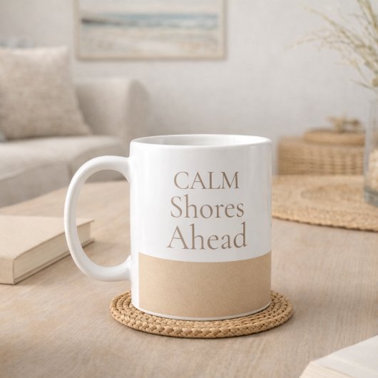 Calm Shores Ahead Classic Mug, 11 oz Koffiemok