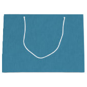 Calm & simple Blue linen textured background  Groot Cadeauzakje (Voorkant)