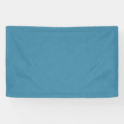 Calm & simple Blue linen textured background  Spandoek (Horizontaal)
