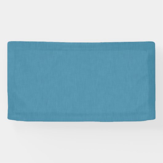 Calm & simple Blue linen textured background  Spandoek (Horizontaal)