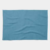 Calm & simple Blue linen textured background  Theedoek (Horizontaal)