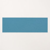 Calm & simple Blue linen textured background  Yogamat (Voorkant (horizontaal))
