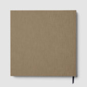 Calm & simple Brown textured background Gastenboek (Achterkant)