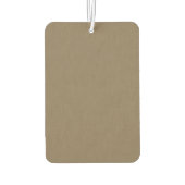 Calm & simple Brown textured background Luchtverfrisser (Achterkant)