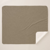 Calm & simple brown textured background  sherpa deken (Voorkant (horizontaal))
