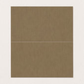 Calm & simple Brown textured background Visitekaartje (Buitenkant ongevouwen)