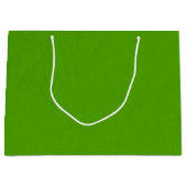 Calm & simple lime green textured background groot cadeauzakje (Voorkant)