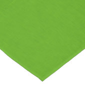 Calm & simple lime green textured background korte tafelloper (Hoek)