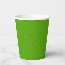 Calm & simple lime green textured background  papieren bekers