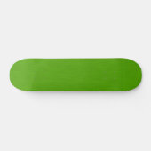 Calm & simple lime green textured background  persoonlijk skateboard (Horizontaal)