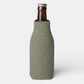 Calm & simple olive green textured background  flesjeskoeler (Fles Voorkant)