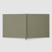 Calm & simple olive green textured background  gastenboek (Volledig)