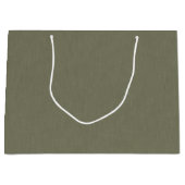 Calm & simple olive green textured background  groot cadeauzakje (Voorkant)