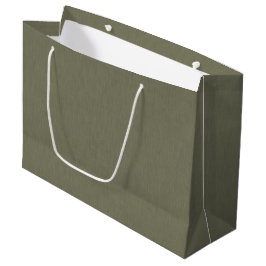Calm & simple olive green textured background  groot cadeauzakje