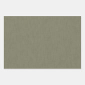 Calm & simple olive green textured background  inpakpapier vel (Voorkant 2)