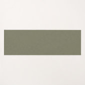 Calm & simple olive green textured background yogamat (Voorkant (horizontaal))
