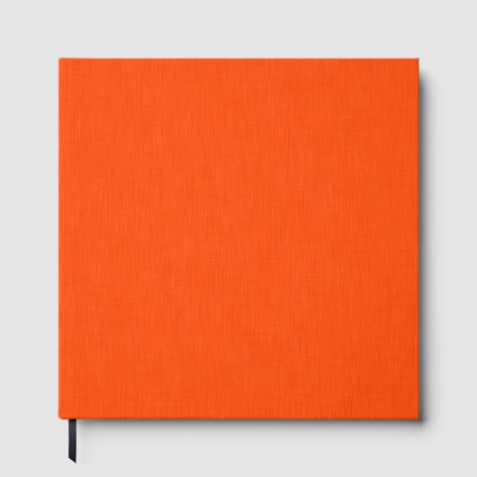Calm & simple orange textured background  gastenboek (Voorkant)