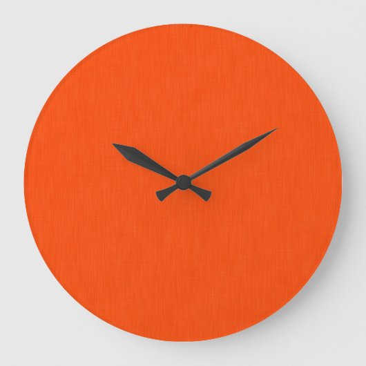Calm & simple orange textured background  grote klok (Voorkant)