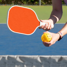 Calm & simple orange textured background  pickleball paddle