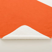 Calm & simple orange textured background  sherpa deken (3/4)