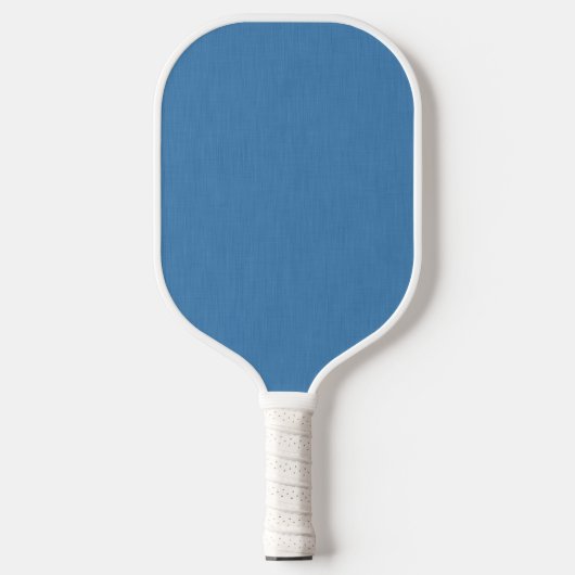Calm & simple plain blue textured background pickleball paddle (Voorkant)