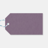 Calm & simple Purple textured background  Cadeaulabel (Achterkant Horizontaal)