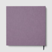 Calm & simple Purple textured background  Gastenboek (Achterkant)