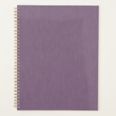 Calm & simple Purple textured background  Planner (Voorkant)