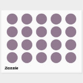 Calm & simple Purple textured background  Ronde Sticker (Vel)