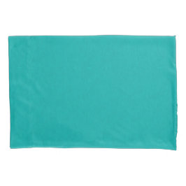 Calm & simple  Turquoise textured background  Kussensloop